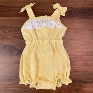 Little English yellow romper